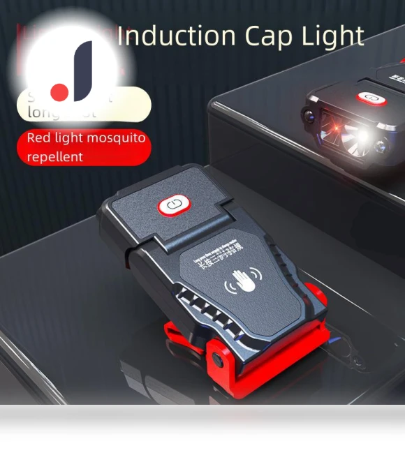 Rechargeable LED Headlamp with Motion Sensor — Flashlights, AI Supermarket