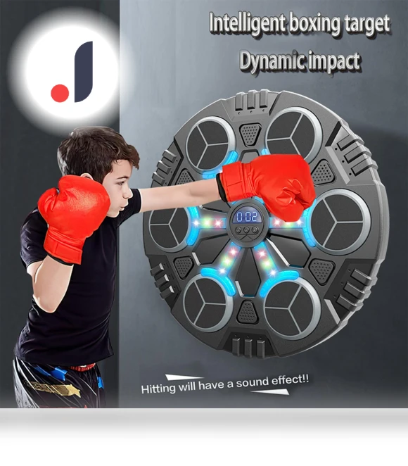 Smart Boxing Trainer with Electronic Music — Boxing Training Gear, Sports Fun Club