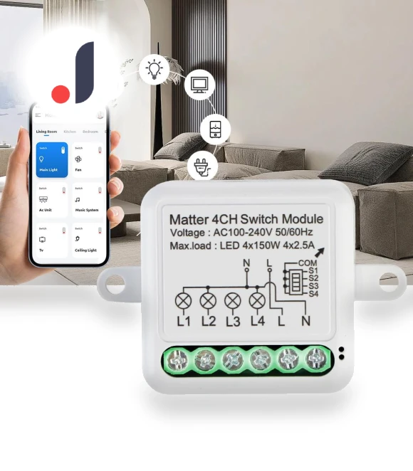 Smart Breaker Switch Module — Smart Home Hubs & Controllers, DC-HOME-3