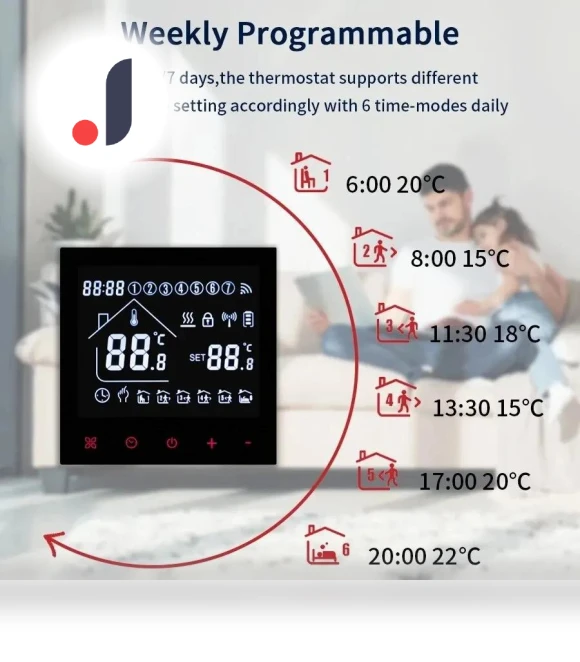 Smart Wi-Fi Thermostat — Smart Climate Control, HIMO Group
