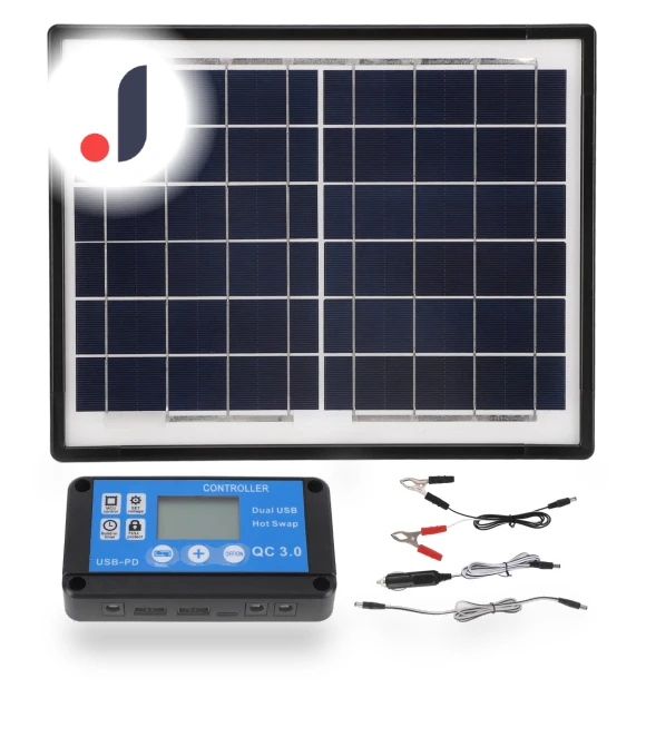 Solar Panel Charger with Controller — Solar Charging Solutions, Aneng Diagnostic Tools