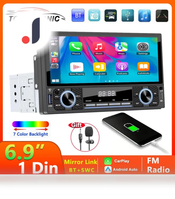 Universal Multimedia MP5 Player with HD Touchscreen — Stereo Receivers, ToyousoniC