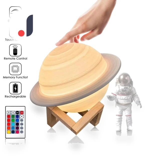 3D Printed Saturn Night Light — Night Lights, Lemo Nade