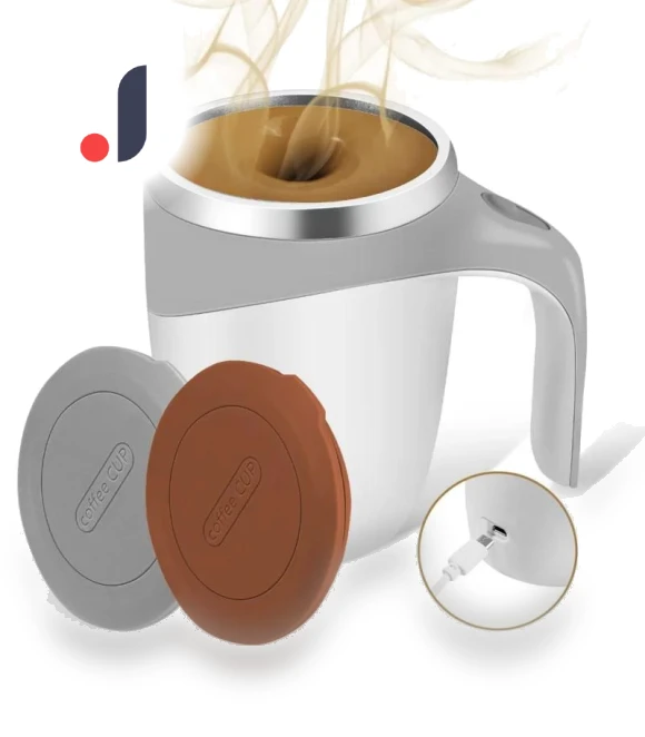 Automatic Magnetic Stirring Mug — Beverage Warmers, DC-Home-2