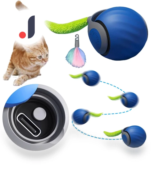 Automatic Moving Cat Toy Ball — Cat Playthings, Chic Home