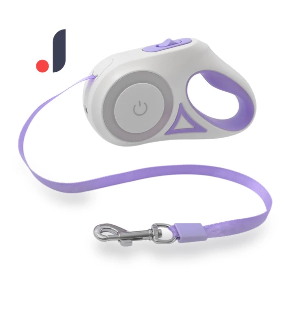 Automatic Retractable LED Dog Leash — Leashes, TOMTOP JMS
