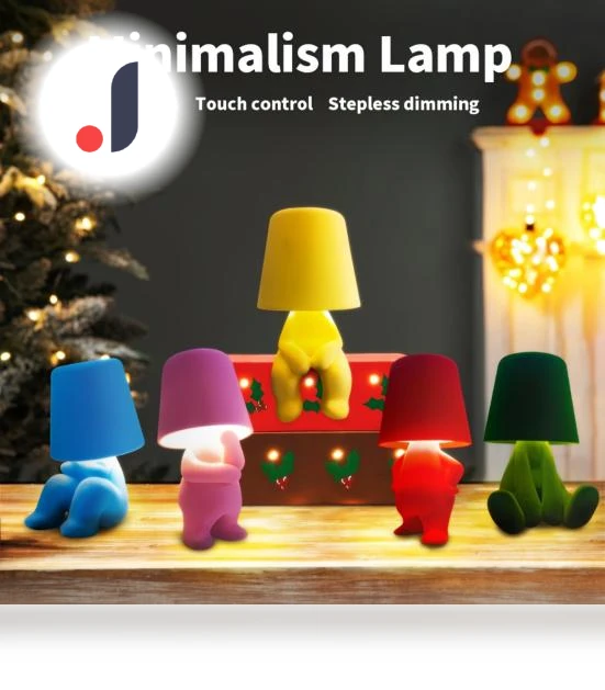 Desk Lamp in Shape of Little Person — Creative Lighting Solutions, Cleaner Products