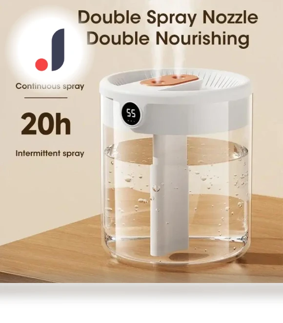 Double Spray Humidifier with USB Charging — Air Moisturizers, GC SupMarket