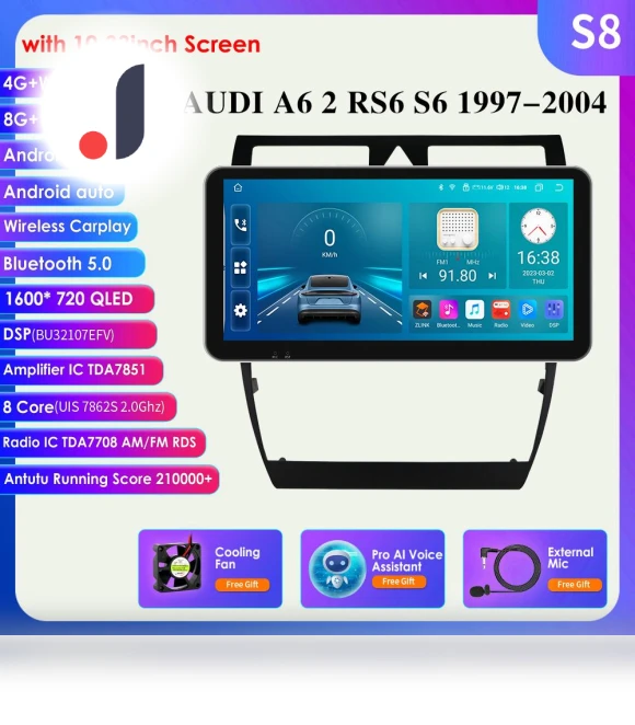 DSP IPS Carplay 2 Din Android Radio — Navigation & GPS Accessories, Hizpo
