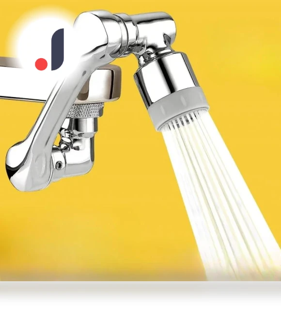 Faucet Extender, Robotic Arm ABS, Single Mode, 1080° Rotating Universal Faucet Extender — Aerators, DC-HOME Textile