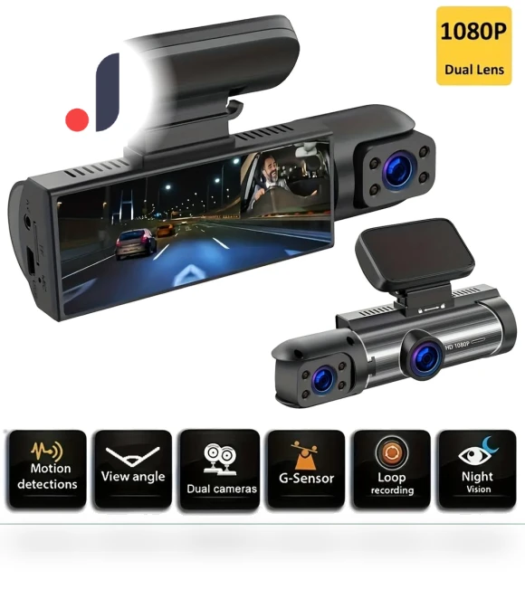 Full HD Dual Car Dash Cam — Dashboard Cameras, LIAESMART