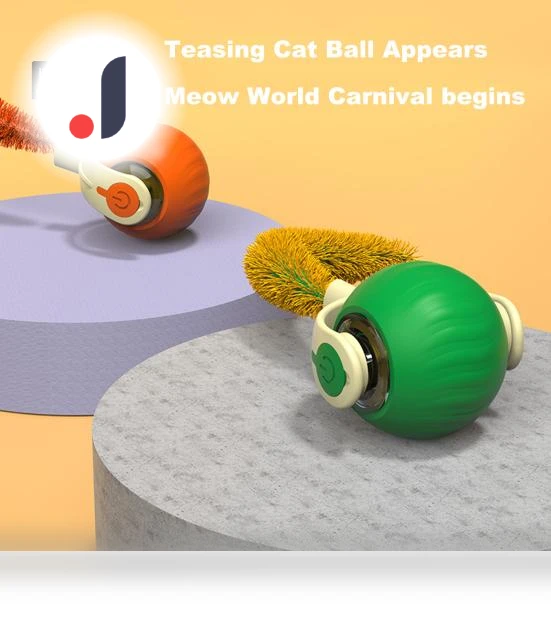 Interactive Cat Toy Ball — Cat Playthings, Kitty Cat House