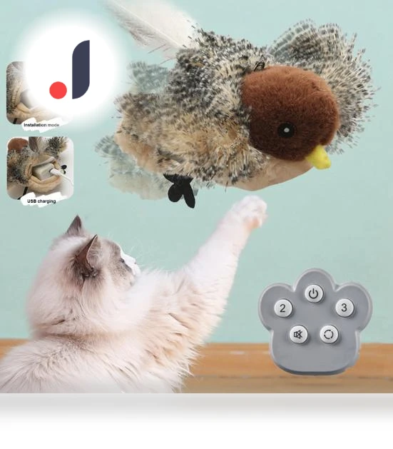 Interactive Cat Toy 'Chirping Birds' — Cat Playthings, Love Pet House