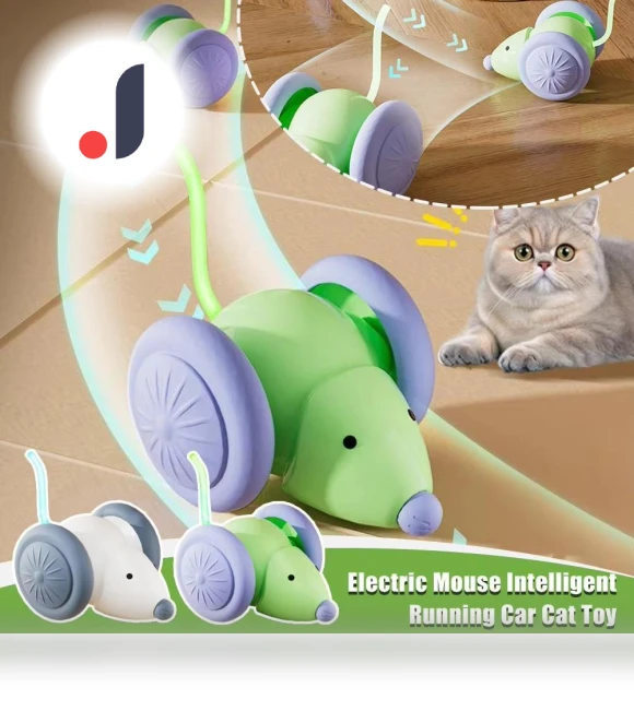 Interactive Pet Toy Electric Mouse Machine — Interactive Animal Companions, YJMP