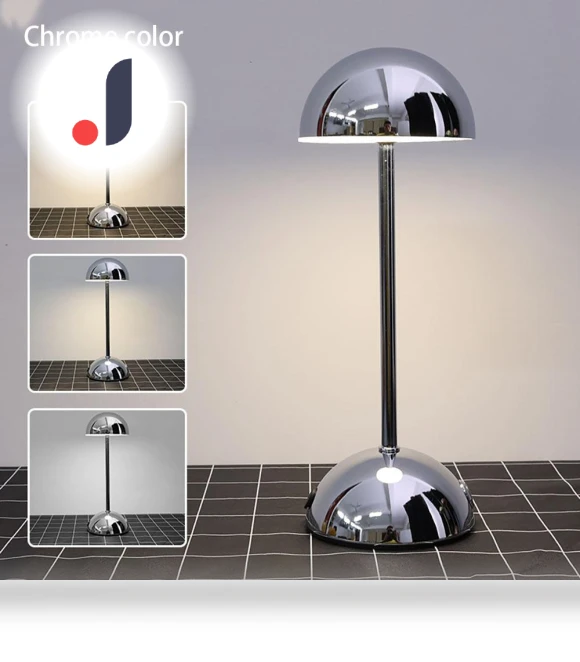 LED Desk Lamp with Charging, Touch Control, 3-Color, Ambient Light — Study & Desk Lighting, Chic Home