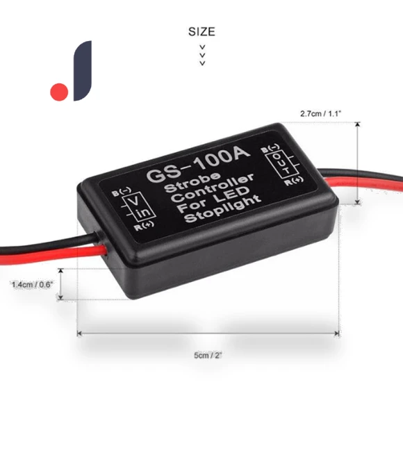 LED Strobe Brake Light Flash Controller Module — Vehicle Safety Signals, Fanwan