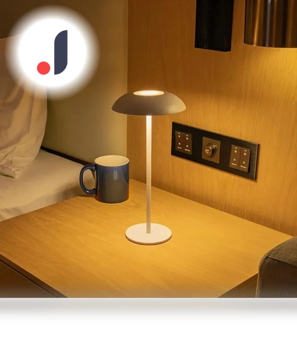 LED Touch Desk Lamp with USB Charging — Desk & Table Lighting, Chic Home