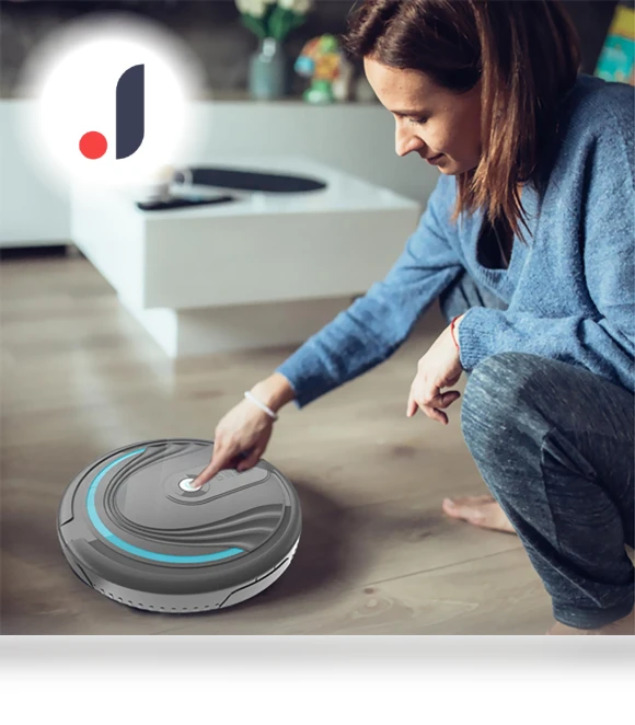 Lightweight Mini Vacuum — Smart Cleaning Robots, Chic Home