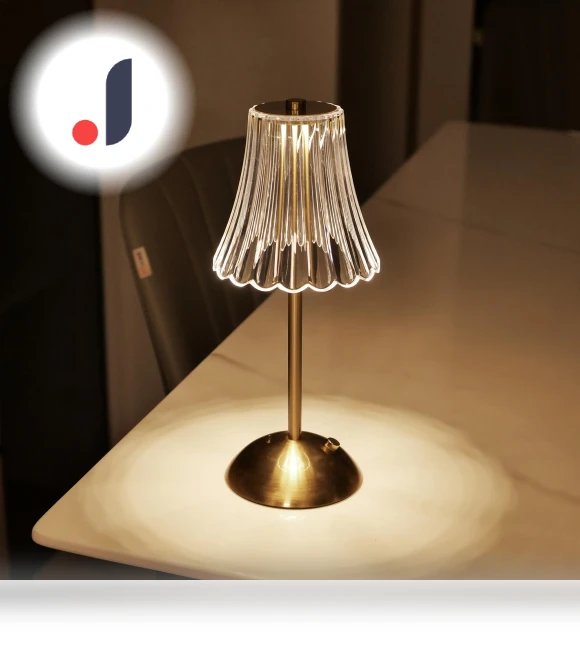 Modern LED Crystal Table Lamp — Desk & Table Lighting, JingYou-home