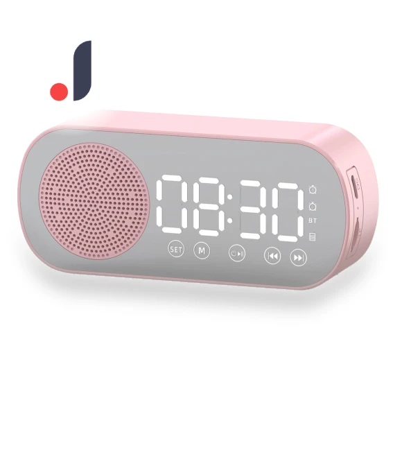 Multifunctional Smart Digital Mirror Alarm Clock with Bluetooth Speaker — Alarm, Tooarts