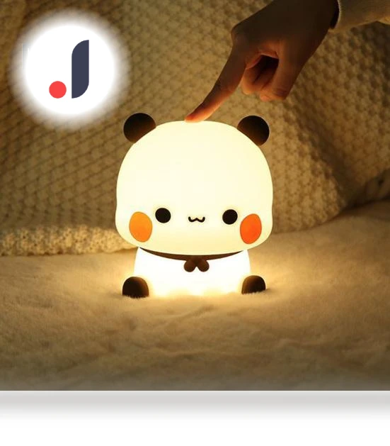 Night Light with Cartoon Panda Design — Night Lights, SMOO