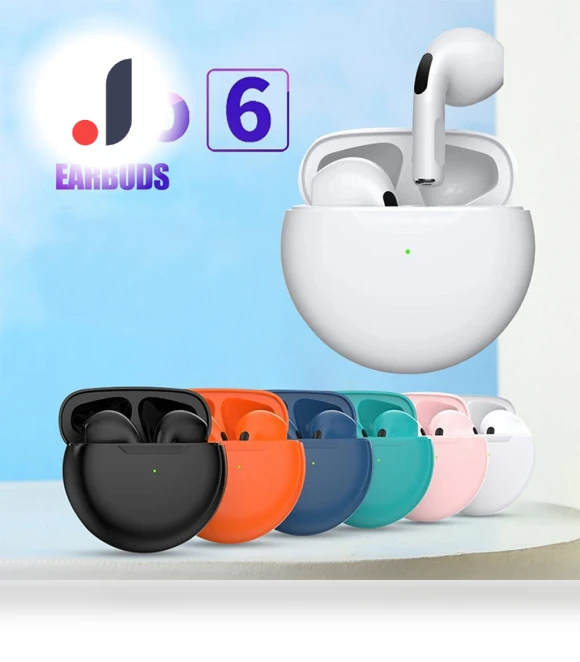 Pro 6 TWS Wireless Earbuds — Wearable Accessories, VITA Dogdog Smartwear