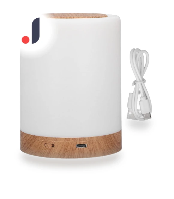 RGB Night Light with Wood Pattern Design — Night Lights, GoolRC