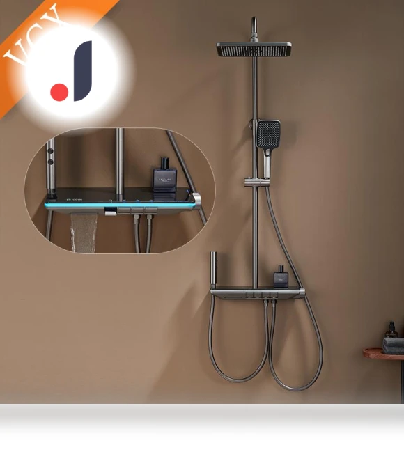 Smart Bathroom Shower System — Showerheads, Harmonious Living Home