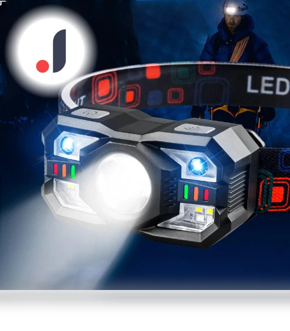 Smart Induction Headlight — Flashlights, Yoling