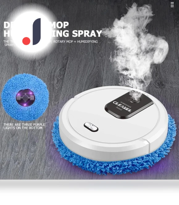 Smart Robot Vacuum for Sweeping and Mopping — Smart Cleaning Robots, DC-Home-2