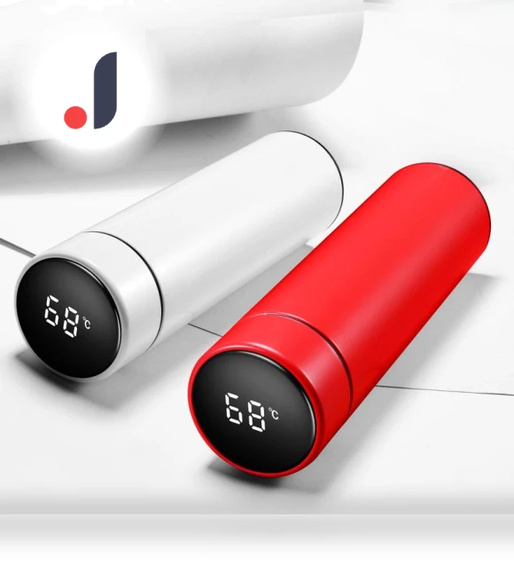 Smart Thermos Cup with Temperature Display — Beverage Warmers, VividTrove