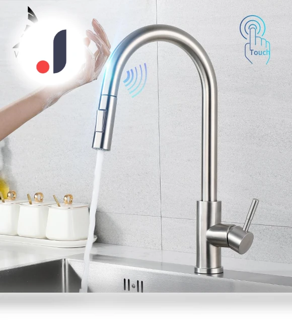 Smart Touch Kitchen Faucet — Smart-Touch Kitchen Faucets, Harmonious Living Home