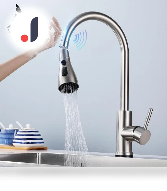 Smart Touch Kitchen Faucet — Smart-Touch Kitchen Faucets, Harmonious Living Home