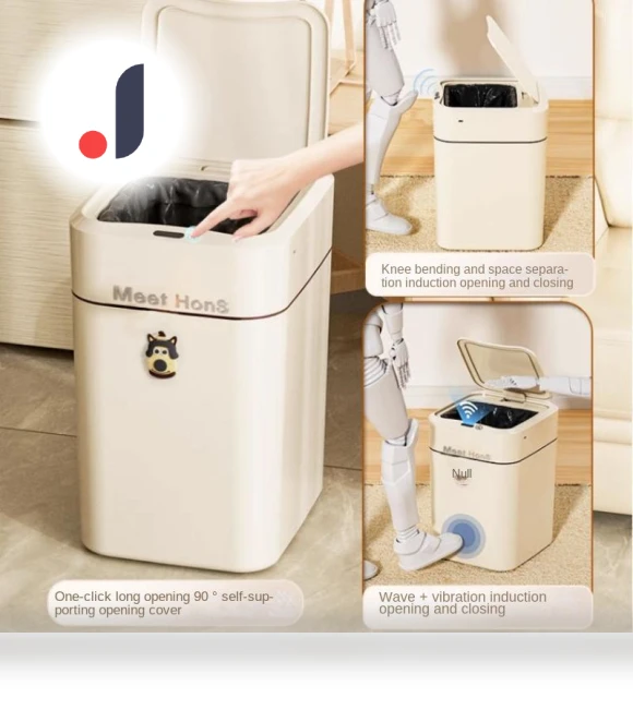 Smart Trash Bin with Sensors — Kitchen Cans, Chic Home