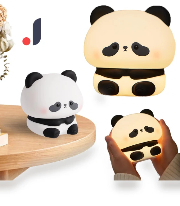 Soft Cute Panda Touch Lamp Night Light — Lamps & Shades, Chic Home