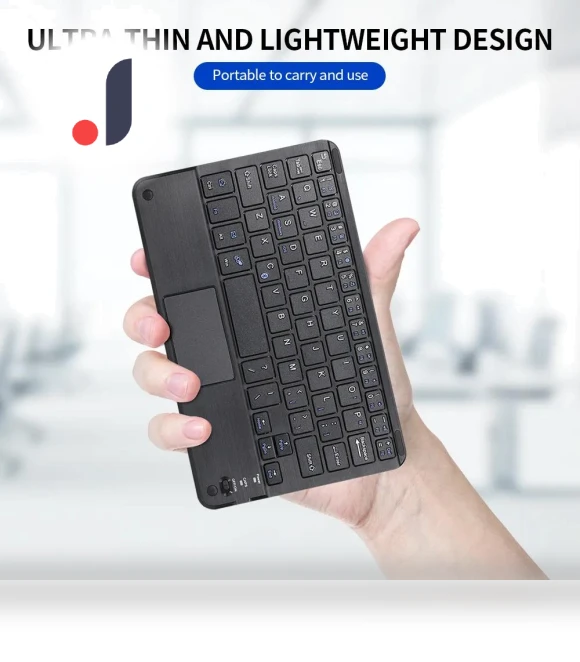 Ultra-thin Mini Bluetooth Keyboard with Touchpad — Keyboards, Toto Market