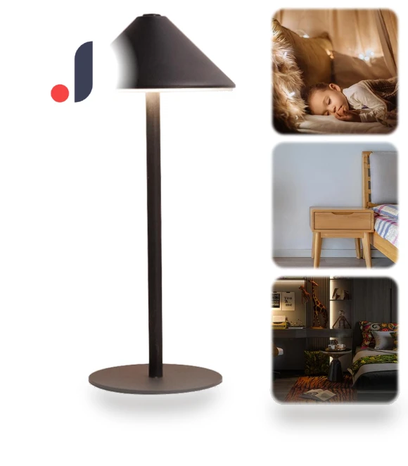 Wireless Desk Lamp with Adjustable Brightness — Study & Desk Lighting, Chic Home