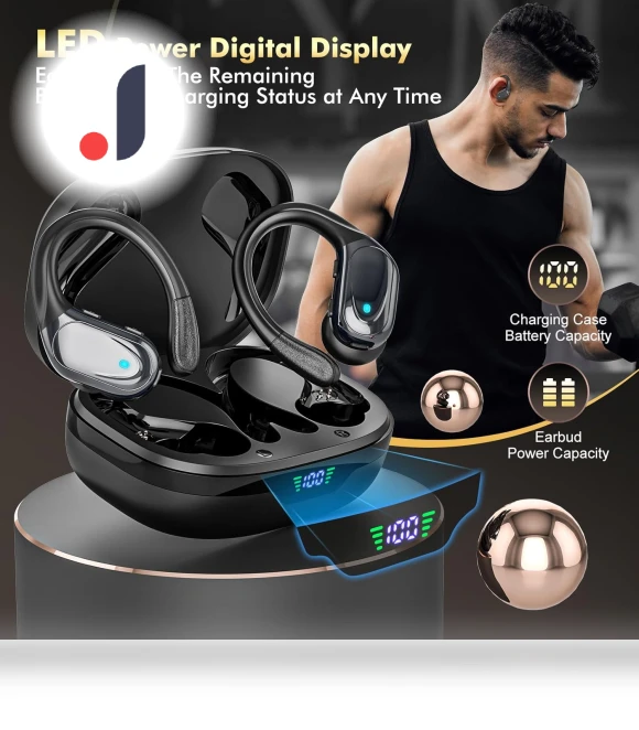 Wireless Noise Cancelling Headphones — Over-Ear Headphones, VITA Dogdog Smartwear