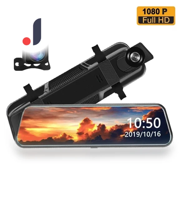 10-inch Touch Screen Car Dash Cam — Dashboard Cameras, CANKE