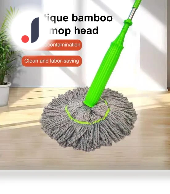 2-in-1 Dehydrated Mop with 360-Degree Rotating Ultra-Thin Microfiber Heads — Mop Accessories, Smartdbird