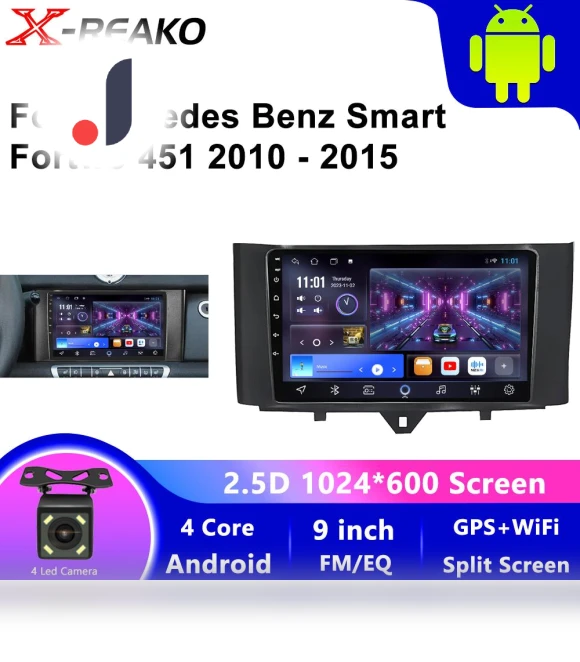 2DIN Android Auto Car Multimedia System — Stereo Receivers, X-REAKO Global Car Radio