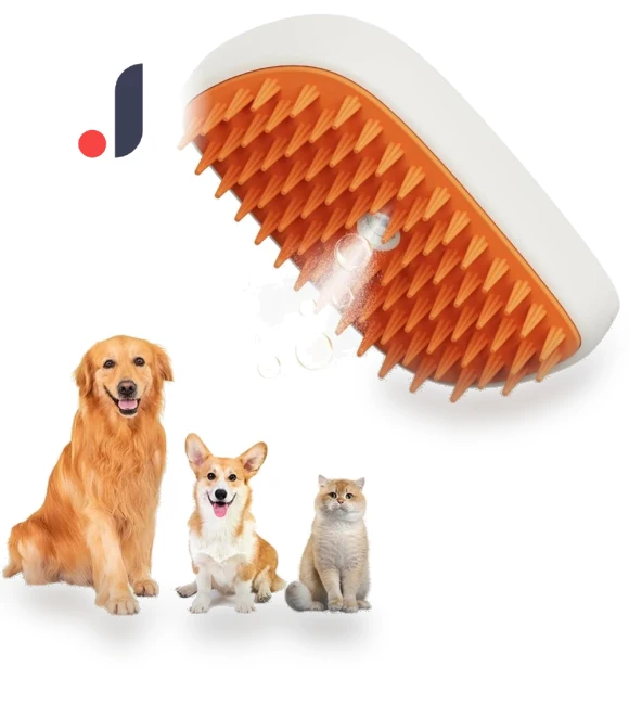 3-in-1 Massage Brush for Cats, Dogs, and Pets — Brushes, Smart Pet Supplies
