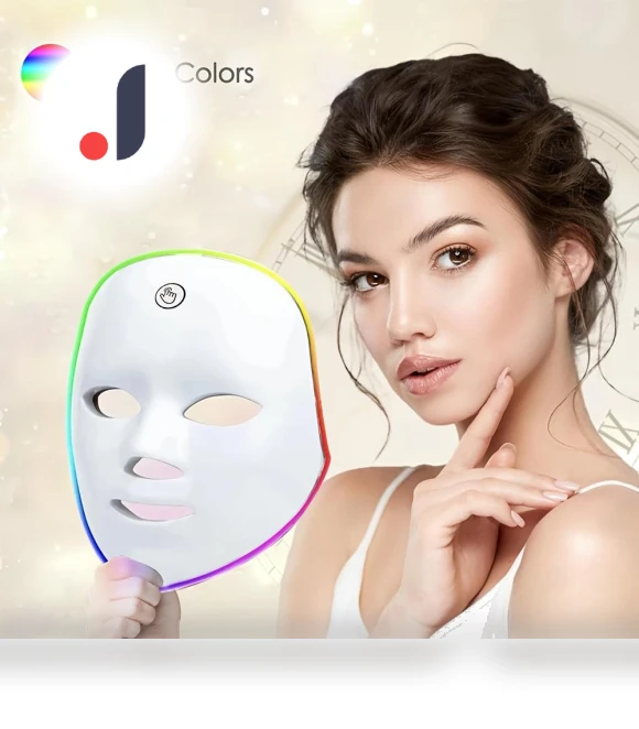 7-Color LED Face Mask — Rollers & Pens, YC Direct