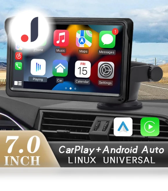 7-inch Wireless CarPlay Android Auto Car Multimedia Video Player — Stereo Receivers, LIAESMART