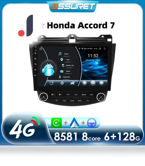 AI Voice Android Car Radio GPS Navigation — Navigation & GPS Accessories, OSSURET