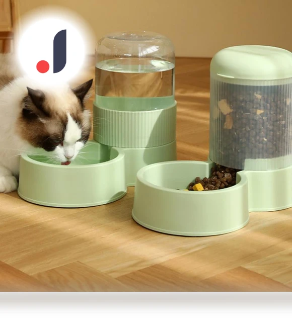 Automatic Pet Feeder and Water Bowl — Feeders, Smart Pet Supplies