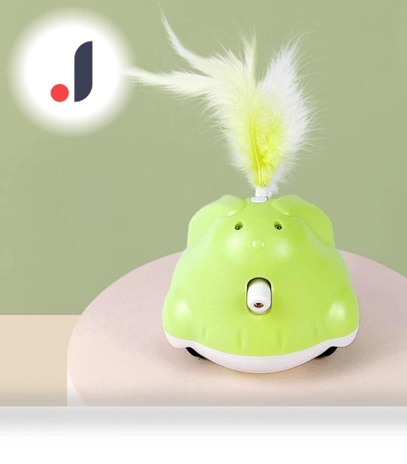 Automatic Rechargeable Feather Toy for Cats — Cat Playthings, Smart Pet Supplies