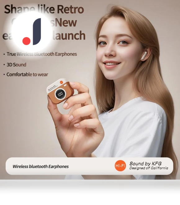 Bluetooth 5.4 Wireless Earbuds — In-Ear Headphones, ZJM Mall