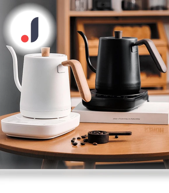 Electric Kettle with Curved Neck — Kettles & Tea Machines, Indoor Furniture