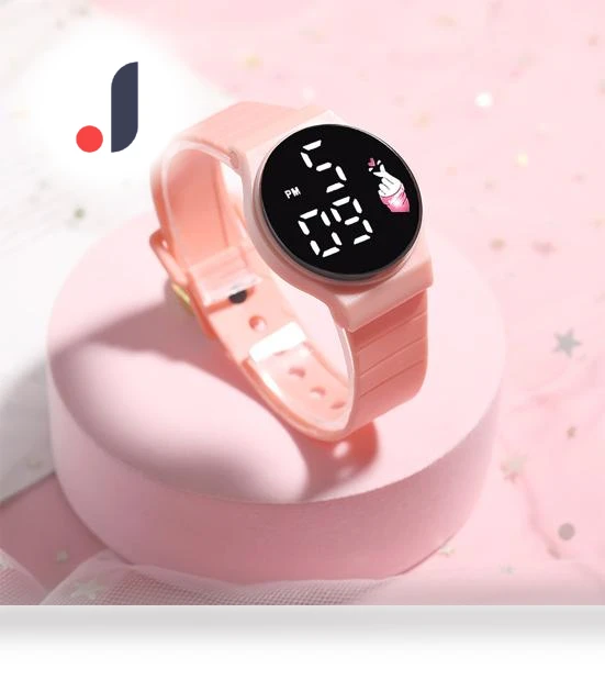 Electronic Watch with LED Display and Touch Screen — Men's Timepieces, Mode Watches